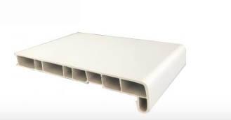 Baltos PVC vidaus palangės profilis ir pjūvis