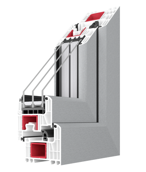 IGLO Energy Classic lango profilio 3D pjūvis